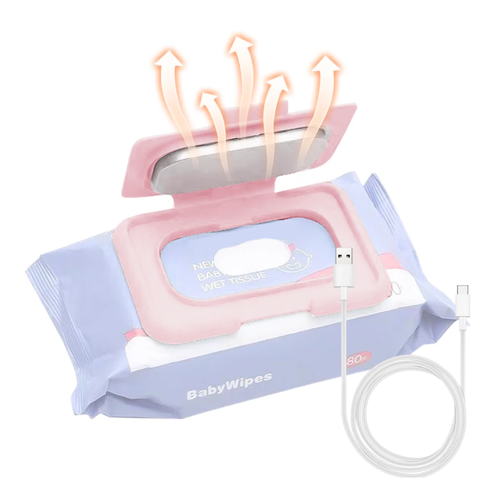 Chauffe-lingettes portable pour bébé, lingettes chauffantes, USB 62, parfait pour voyager