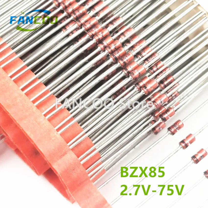 100PCS-2-7V-75V-BZX85-BZX85C11-BZX85C12-12V-BZX85C13-13V-BZX85C15 ...