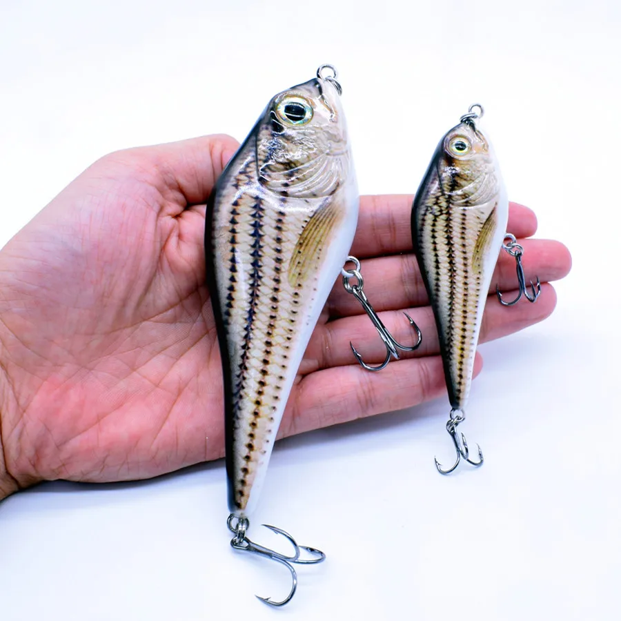 6 /15.24cm Single Segment Minow Fishing Lure JerkBait Swimbait