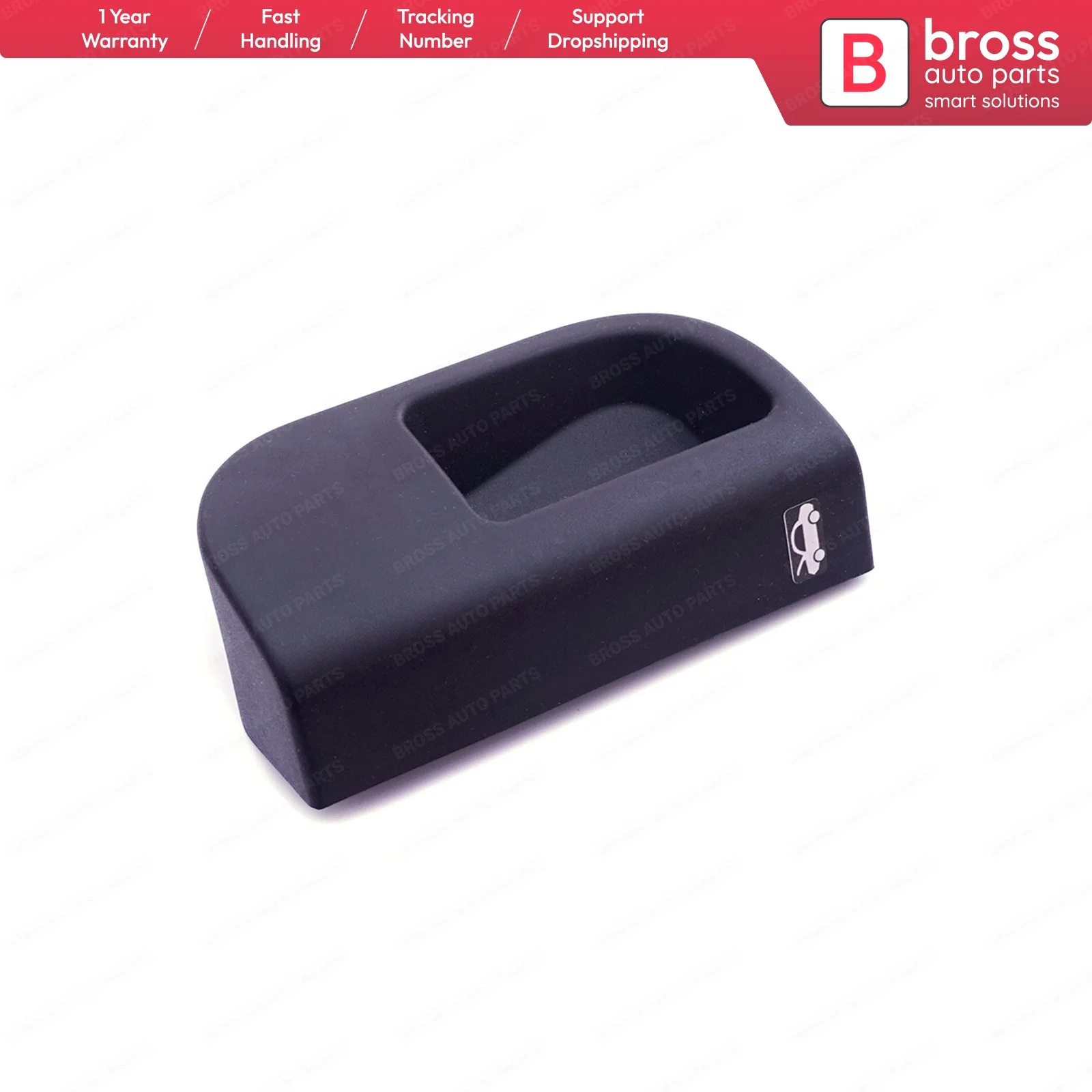 Spedizione Dalla Francia Muslimaur Bonnet Hood Opener Maniglia Interna 7937.W5, Colore Nero Per Fiat Fiorino Doblo Evo Bipper Nemo