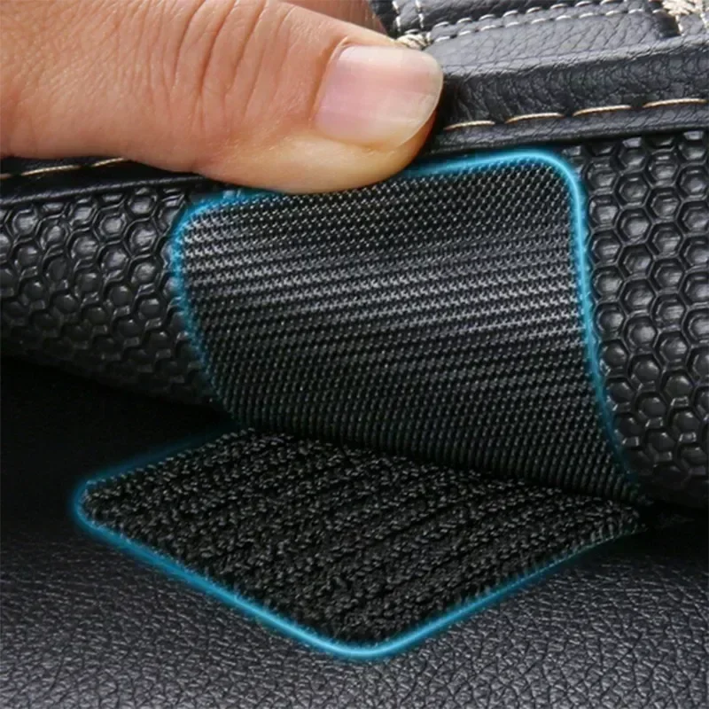 Carpet Fixing Stickers 100/2pc Double Faced High Adhesive Car Carpet Fixed Patches Home Floor Foot Mats Anti Skid Grip Tapes