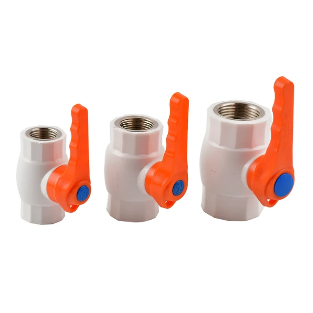 Nő 1/2 "3/4" 1 "Golyószelep Csatlakozó Vízcső -Cső Illesztő Golyó Szelep Mezőgazdasági Kert Öntözőszerelvények - Image 3