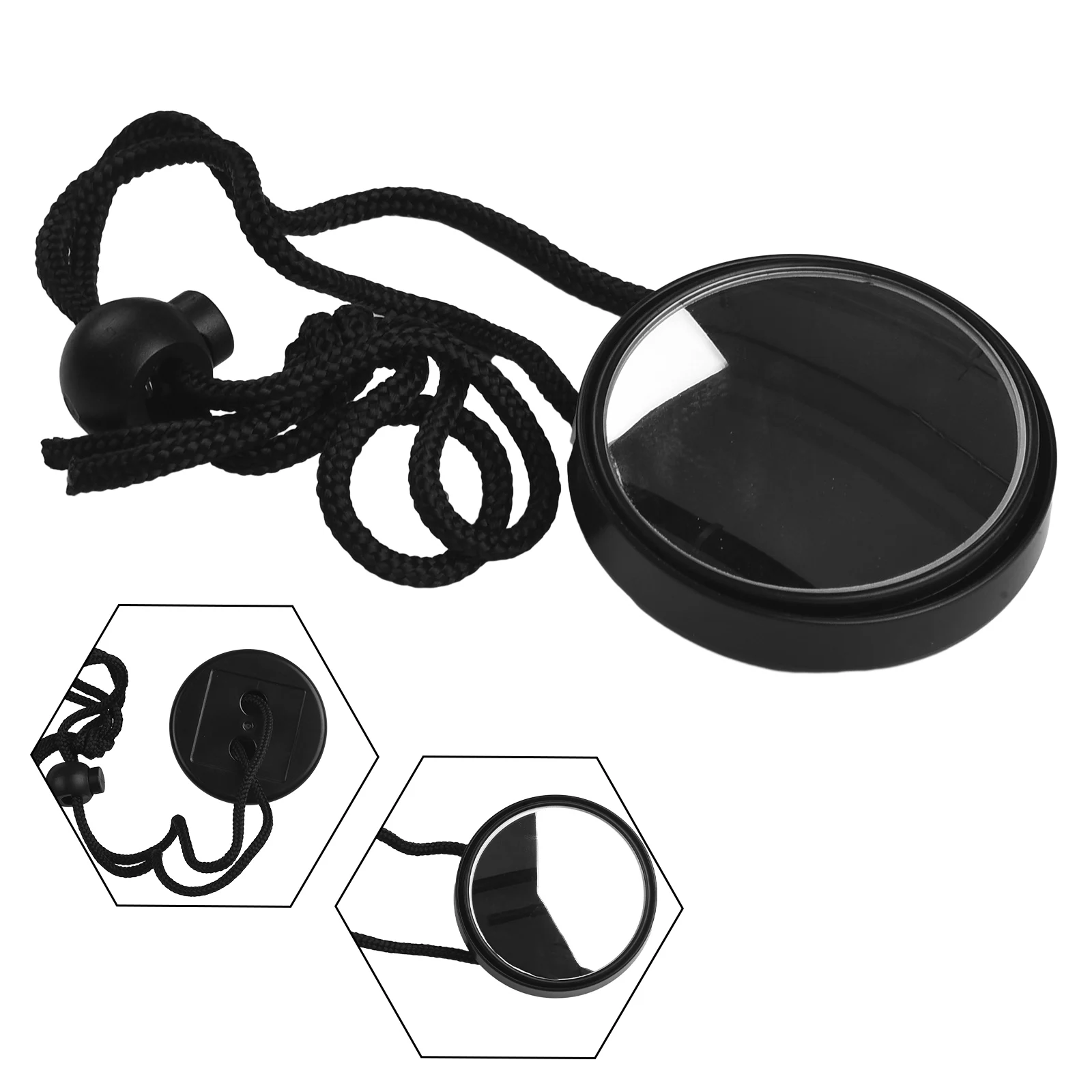 

Lightweight Diving Rearview Mirror With Cord Dive Safety Equipment For Dive BCD Side Hanging Scuba Accessories