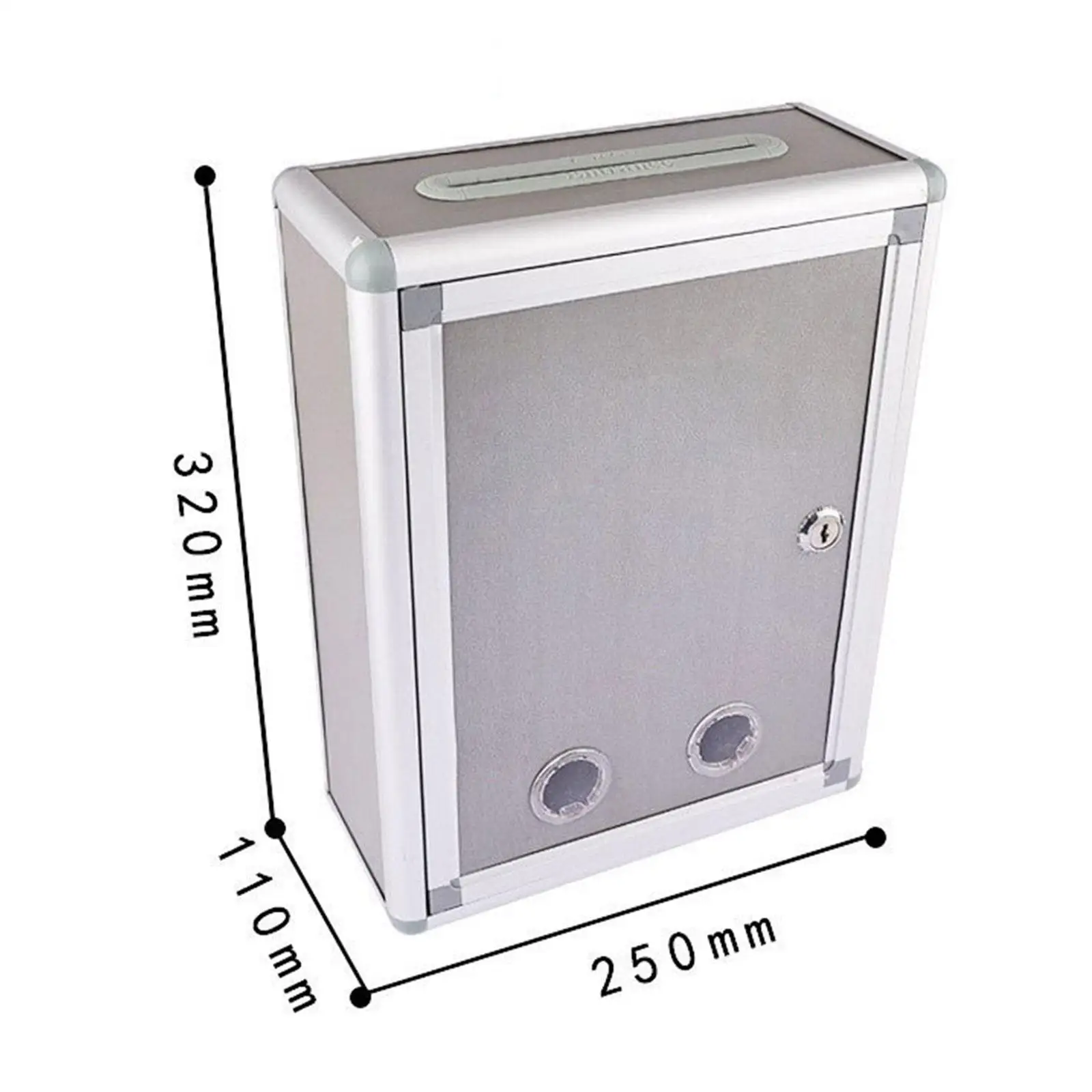 Wall Mounted Mailbox Locking Mailbox Newspapers Outside Mails Suggestions Large Capacity Drop Box for Residential Buildings wall mounted mailbox locking mailbox