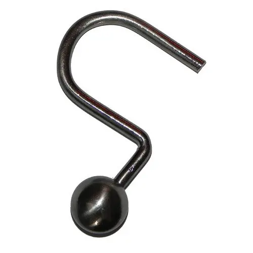 

Shower Curtain Hooks in Brushed Nickel
