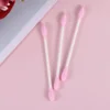 300 Pcs Pink Earbuds Plugs Makeup Tool Cotton Spoon Swabs Beauty Accessories Travel Child 5