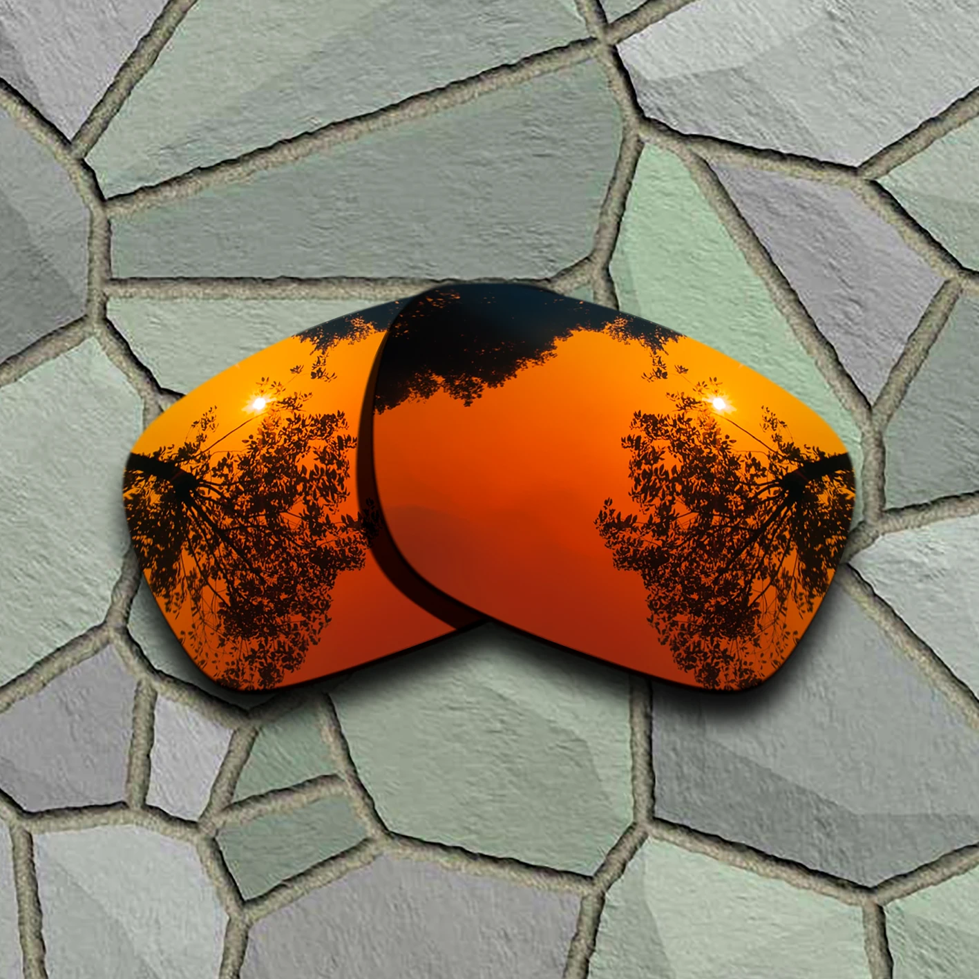 Lenti Di Ricambio Per Occhiali Da Sole Rosso Arancione Per Oakley Holbrook Metal