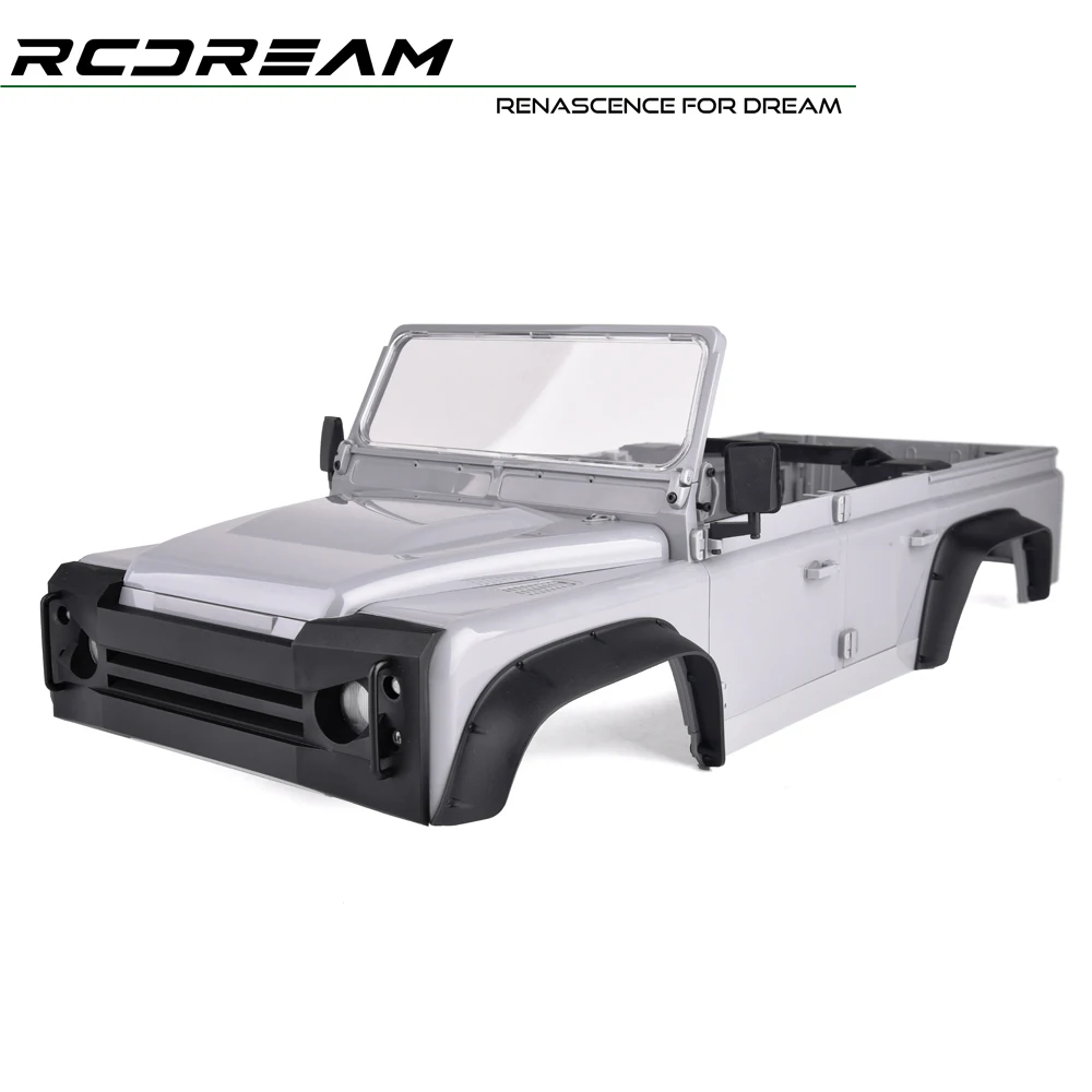 RCボディーDEFENDER 1/10 Lexan Clear RC Car Body of Land Rover Defender 90 110