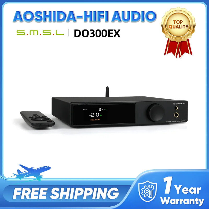 SMSL DO300EX-オーディオデコーダーとヘッドセットアンプ,ak4191 