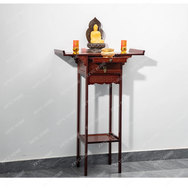 

Altar Incense Fire Middle Hall Cabinet New Chinese Style Desk Pieces Buddha Table Buddha Niche God of Wealth Buddha Shrine