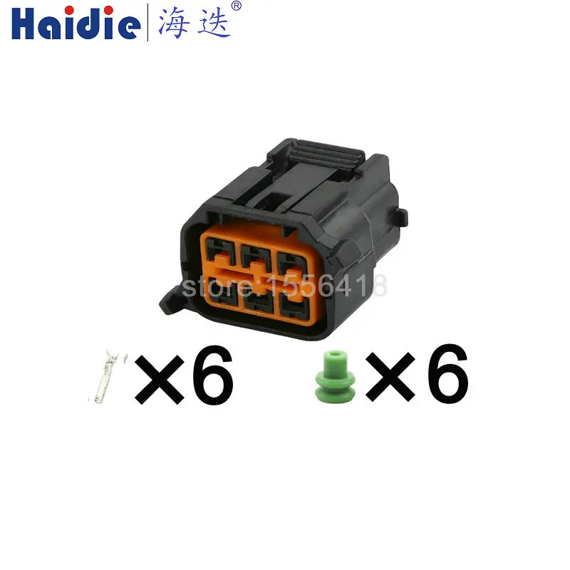 

1-50 sets 6pin cable wire harness connector housing plug connector
