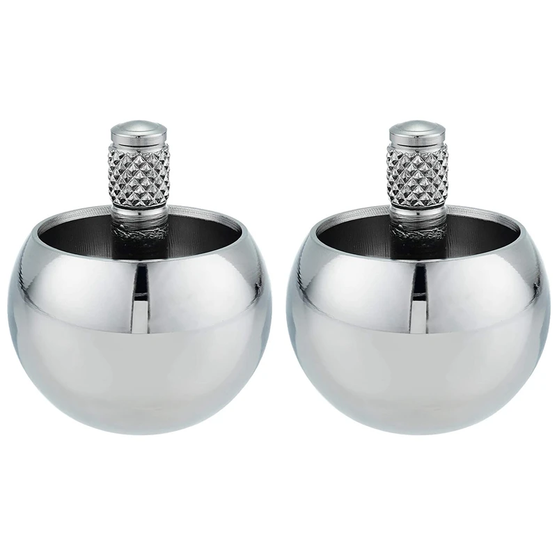 Tippe 탑 메탈 플립 오버 탑 스테인리스 스틸 스피닝 탑, 놀라운 장난감 선물, 실버