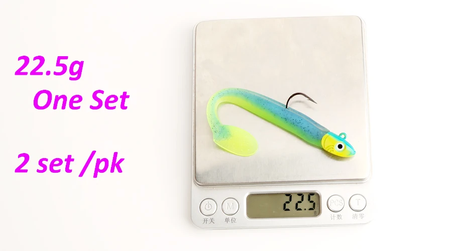 5 stücke 10cm weicher Köder großer Paddels chwanz Shad für Hecht Zander Süßwasser fischen lockt Aal Swimbait bunte weiche Köder – Detail 5