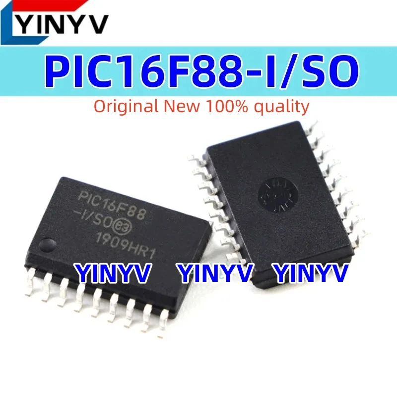 

Free shipping 5Pcs PIC16F88-I/SO PIC16F88-I PIC16F88 SOP-18 Enhanced FLASH Microcontrollers Chipset Original New 100% quality