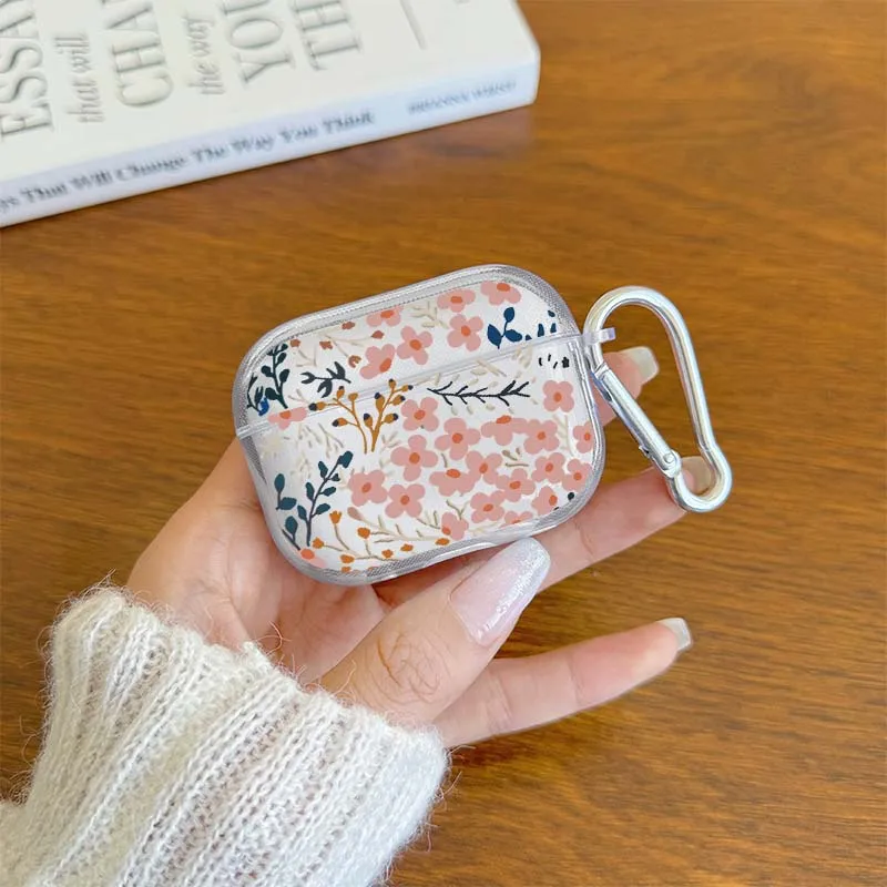 Pink Clear Headphone Cover for Airpods