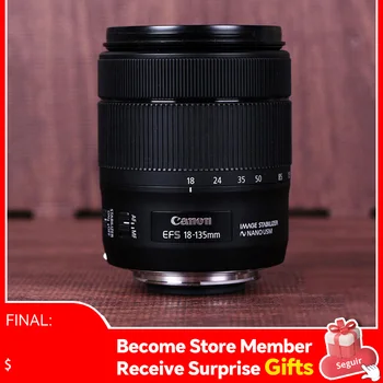캐논 EF-S APS-C DSLR 카메라 자동 초점 줌 렌즈, 흔들림 방지 기능, 90D 250D SL3 T8i 18135, 18-135mm F3.5-5.6 IS USM