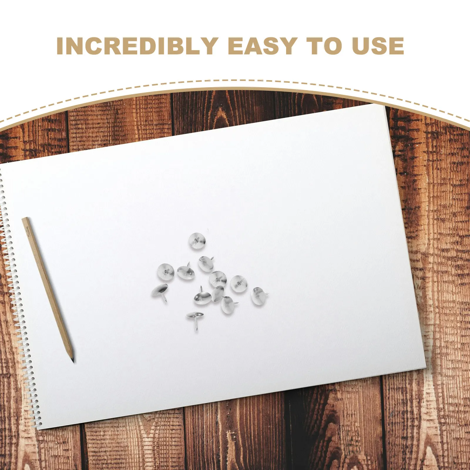 800개 철제 푸시핀, 게시판, 코르크보드, 사진벽, 지도 장식, 사무실, 학교, 일상용 장