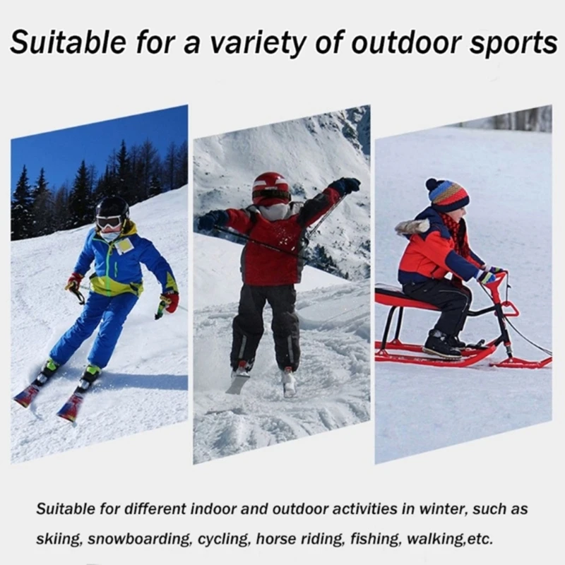 Baby Winter Gloves Kid Waterproof Ski Gloves Warm Mittens Quick-Dry Gloves Gift 3