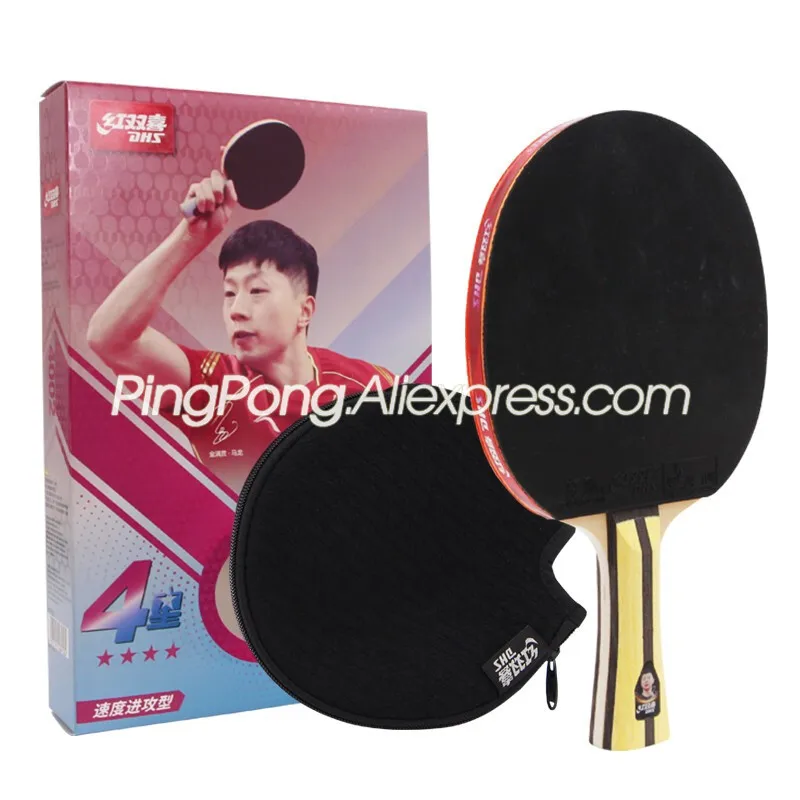 Original DHS 4 Star Table Tennis Racket 4002 4006 (Hurricane 3 + G888