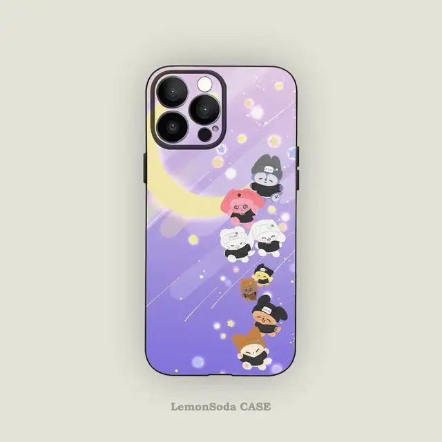 Funda Para Iphone Con Diseño Stray Kids Skzoo Stay Kpop Negro Iphone 12