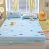 Elastic Fitted Sheet 100% Cotton Bed Cover Cute Print Bedsheet Queen Size Bed Linen Soft Mattress Covers (Pillowcase Need Order) 3