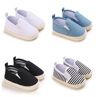Spring and Autumn Fashion Canvas Baby Shoes for Boys and Newborns Soft Sole Non slip Walking Shoes for Preschool Children 1