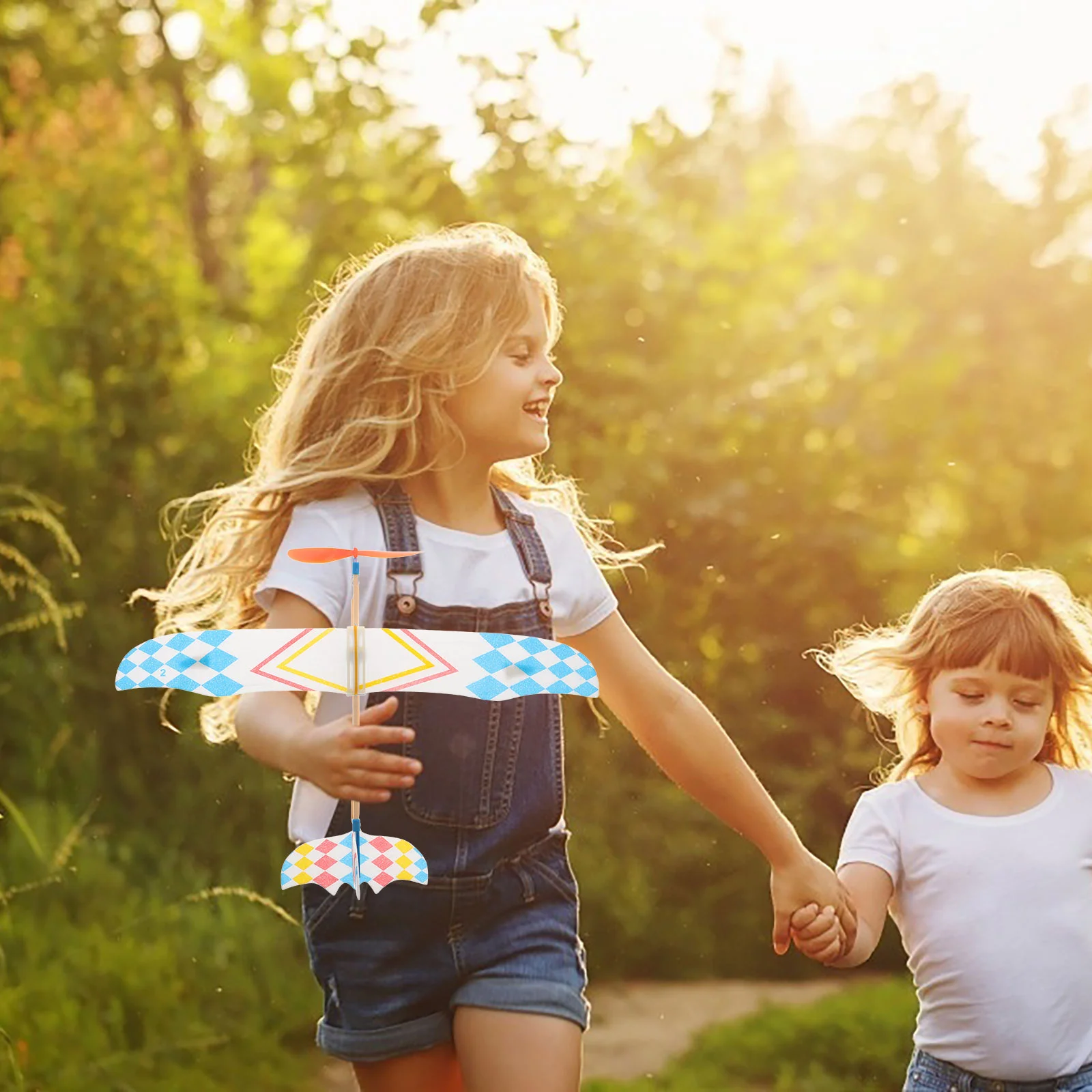 10 Pcs outside Kids Toys Gift Airplane Model Aircraft 4100X3100X1250CM Educational Plaything Assemble Child 3