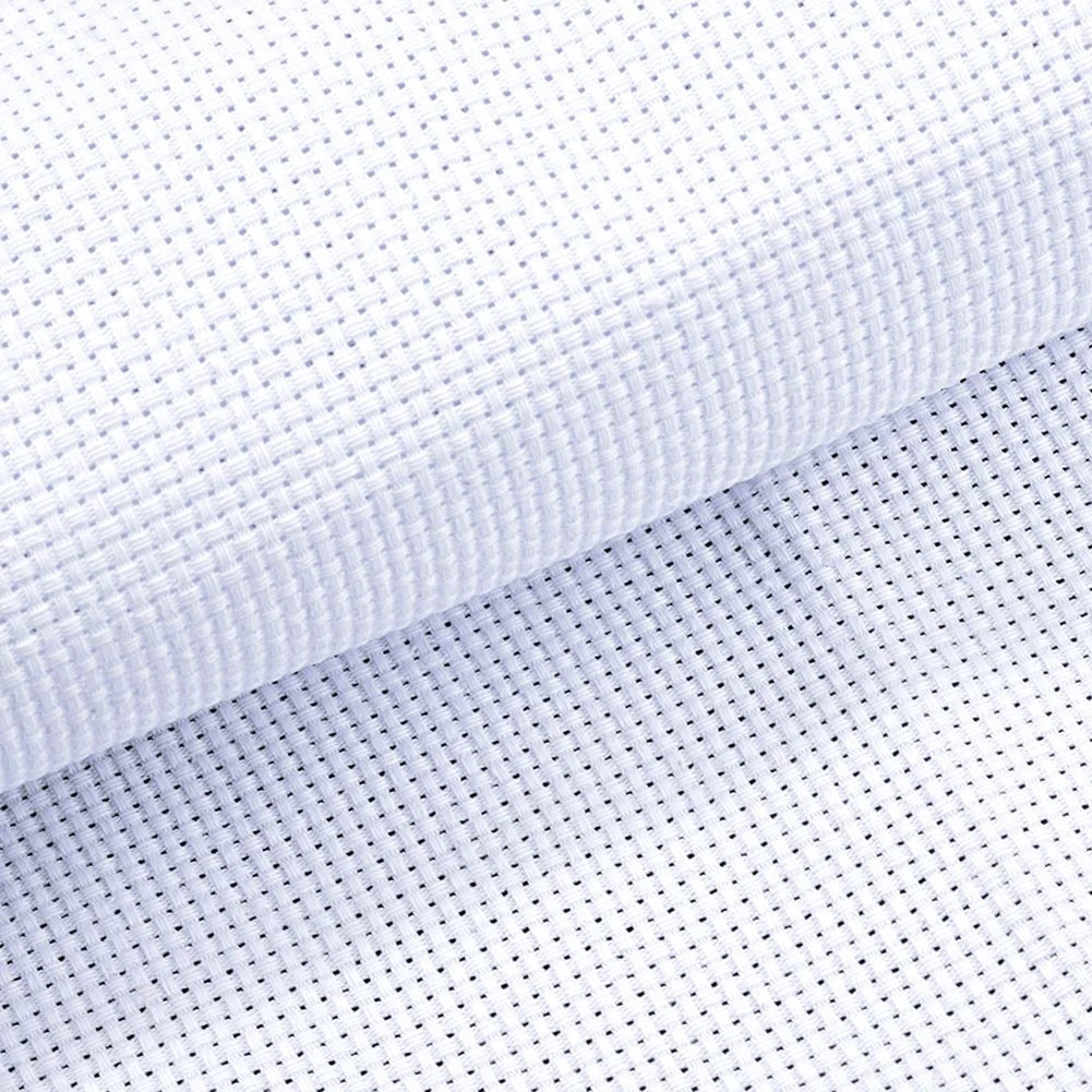1pcs 11CT Cloth Cotton Embroidery Cross Stitch Fabric DIY Handcraft Cloth For Hanging Embroidery 30x45cm