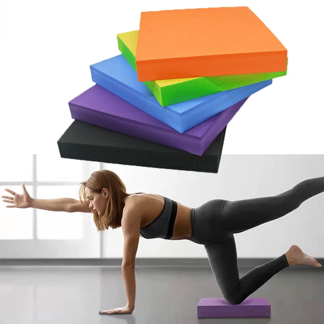 Coussin d'équilibre doux en TPE, tapis d'exercice épais en mousse pour  Yoga, Fitness, Pilates