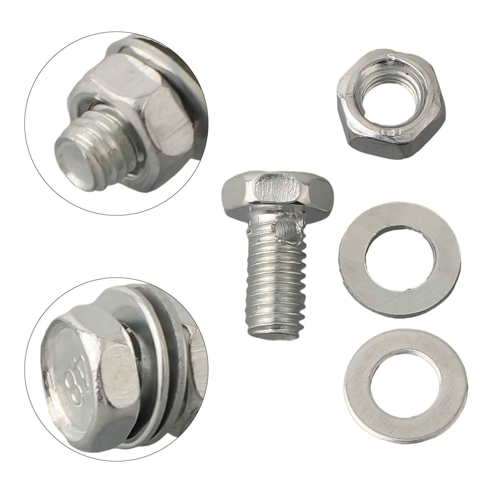 

Bike Parts Bike Bolts Bicycle V-Brake Gear Brake Pinch Bolts Durable High Quality Practical 90.5x45.5x29mm Brand New