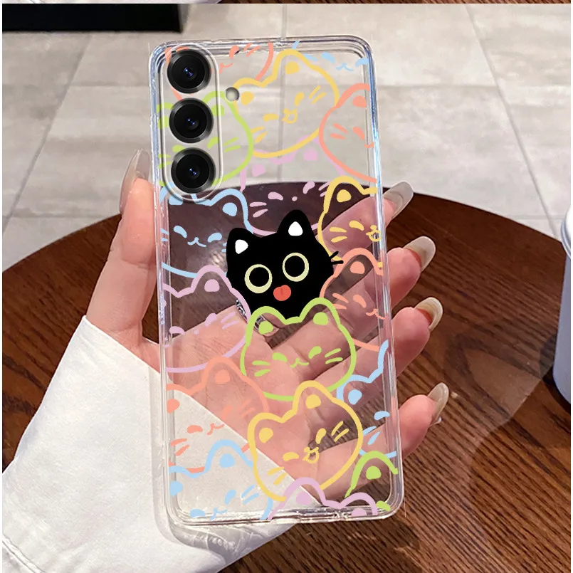 Clear Luxury Cute Love Rabbit TPU Soft Silicone Phone Case Back Cover