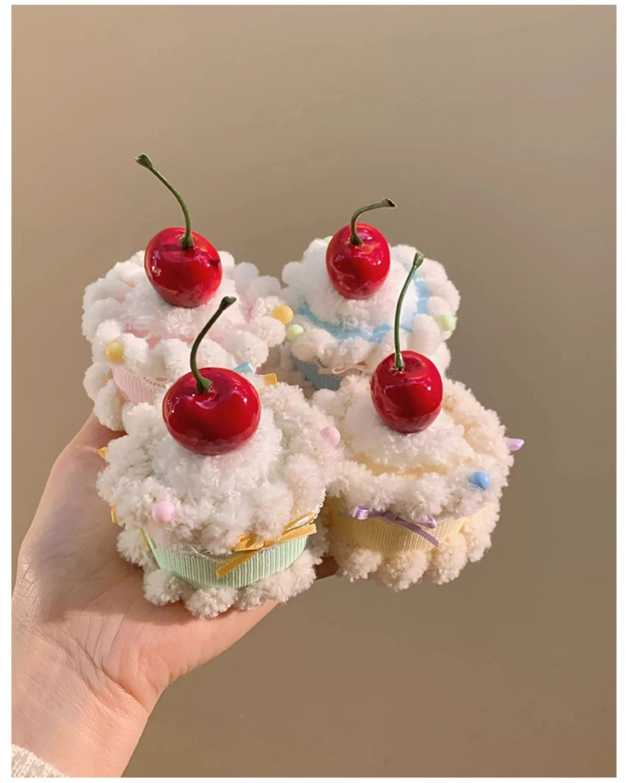 Pince à cheveux en dentelle Lolita, jolies pinces à cheveux en forme de gâteau aux cerises, pour enfants, accessoires pour coiffure, bandeau, kawaii, pour femmes et filles, cadeaux_voghion.com