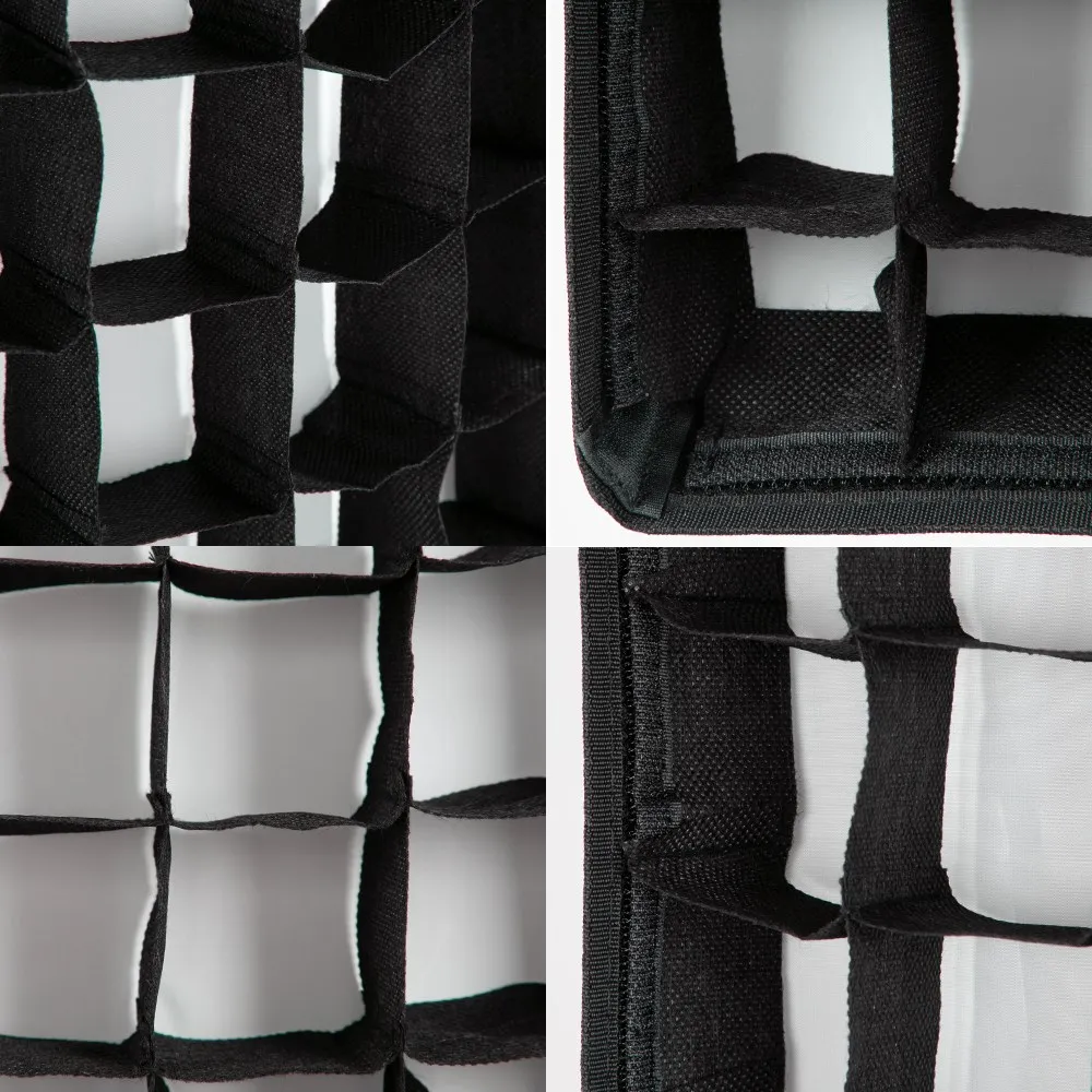 22x90cm 9"x 35" 30x120cm 12"x47" 35x160cm 14"x63" Rectangle Strip Softbox Honeycomb Grid (Does not include softbox) photography softbox bowens mount softbox portable softbox