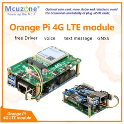 orange Pi 4G LTE module,CAT4/HUAWEI ME909s-821ap V2/EG25-G/fibocom/Qualcomm/GNSS/eSIM/free driver/ubuntu/debian/RaspberryPi