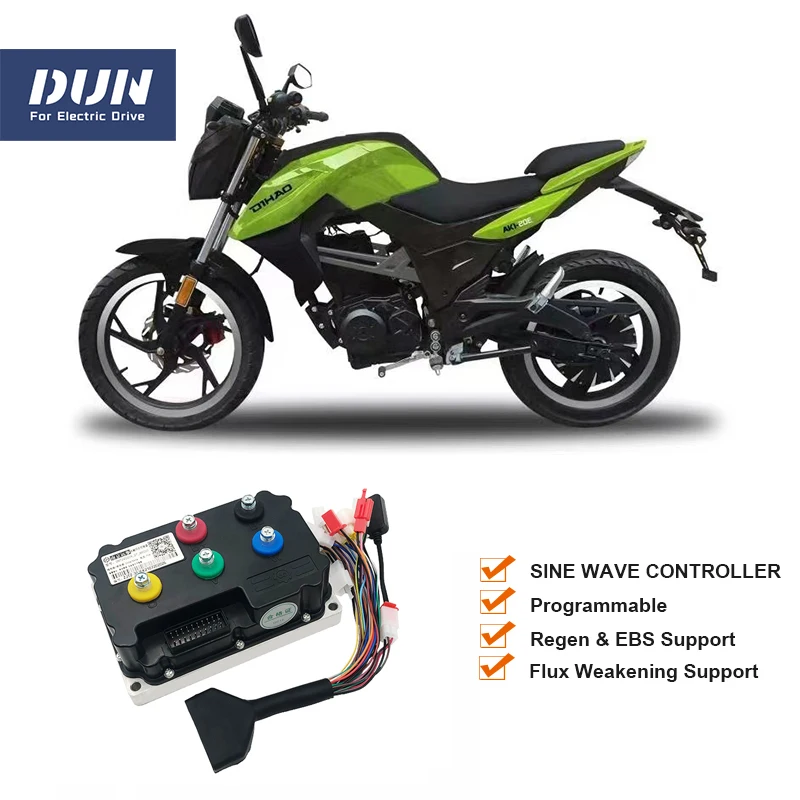 

Free Shipping Electric Motorcycle 2000W 3000W ND72300 FOC BLDC Programmable Motor Controller Fardriver For E-BIke Moped