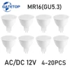 MR16 GU5.3 AC/DC 12V LED Spotlight Bulb Low Pressure 3W 5W 6W 7W Light 120 Degrees 38 Degrees Study Kitchen For Home 1