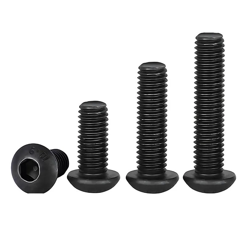 Hexagon Socket Head Screw 10/20/30/60PCS M2.5 m3 M4 M5 M6 M8 M10 black knob