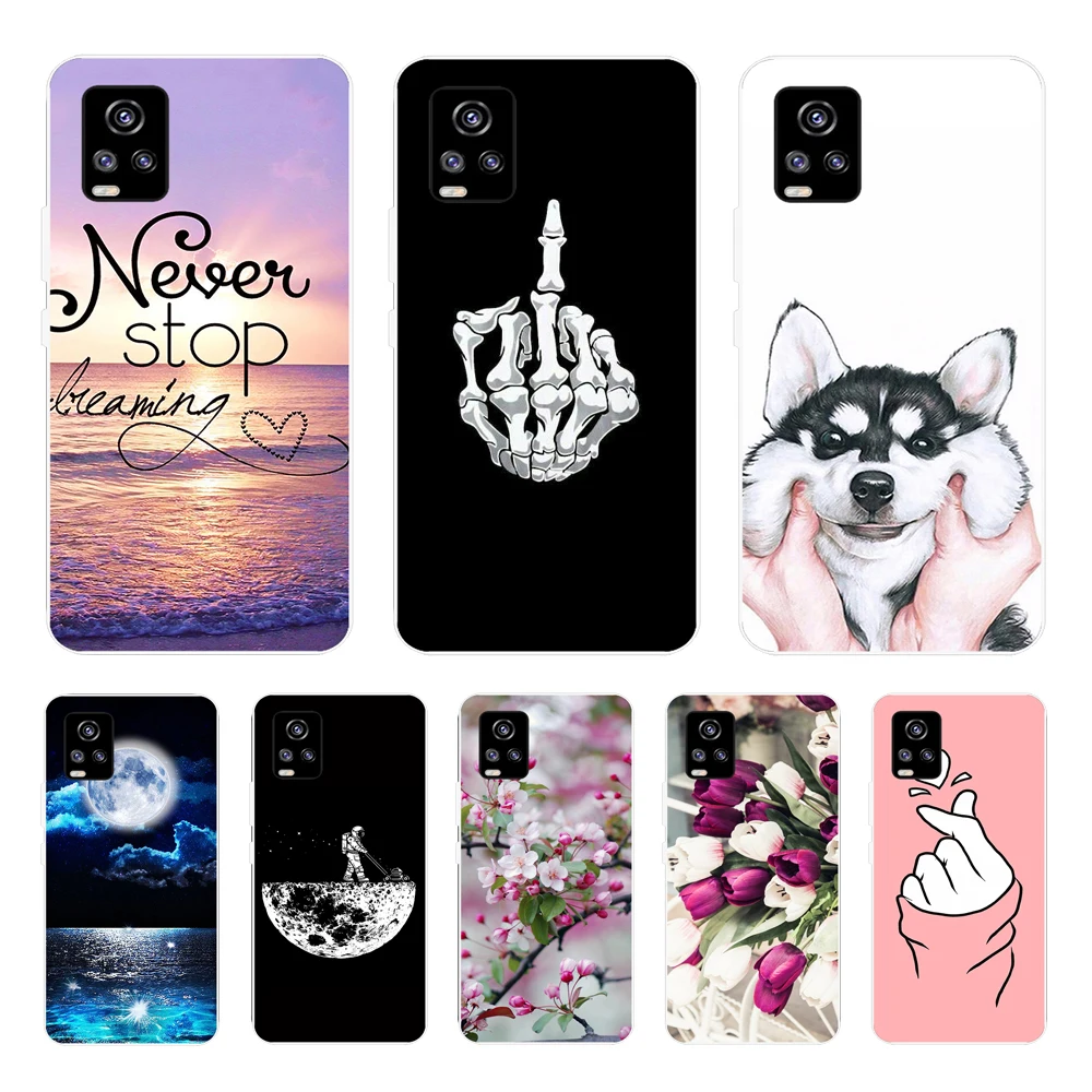 Per Vivo V20 V21E Custodia Cover Morbida In Silicone Tpu Trasparente Per Vivo V21 5G / V20 Pro Custodia Paraurti Trasparente Per Vivo V20 V 20