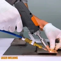 NEW 4 in 1 Laser Welders Heads  Welding/Cleaning/Cutting for Metal Handheld Portable Laser Welding Machine Parts Weld 1