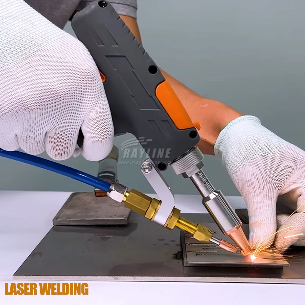 RAYLINE 4 in 1 Laser Welders Heads  Welding/Cleaning/Cutting for Metal Handheld Portable Laser Welding Machine Parts Weld 5