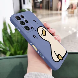 Funda de teléfono con diseño de pato caprichoso