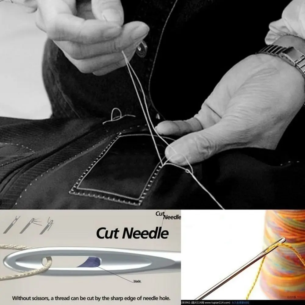 Sewing Needles Accessories Stainless Steel Home Supplies Sewing Leather Needle Sewing Crafts Needle Hand Needles Pins