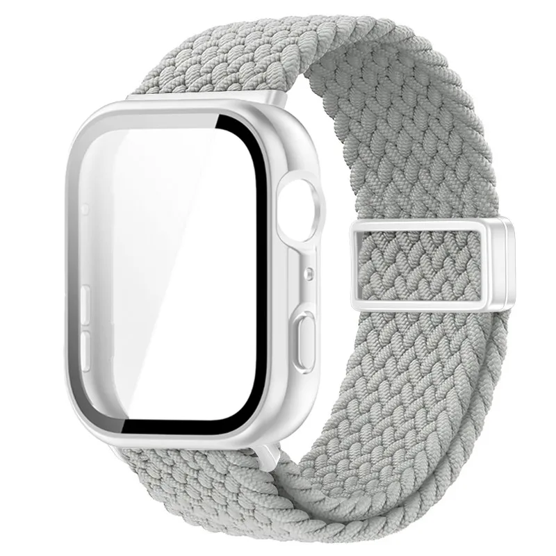 Braided Nylon Strap with Magnetic Buckle and Protective Screen Cover
