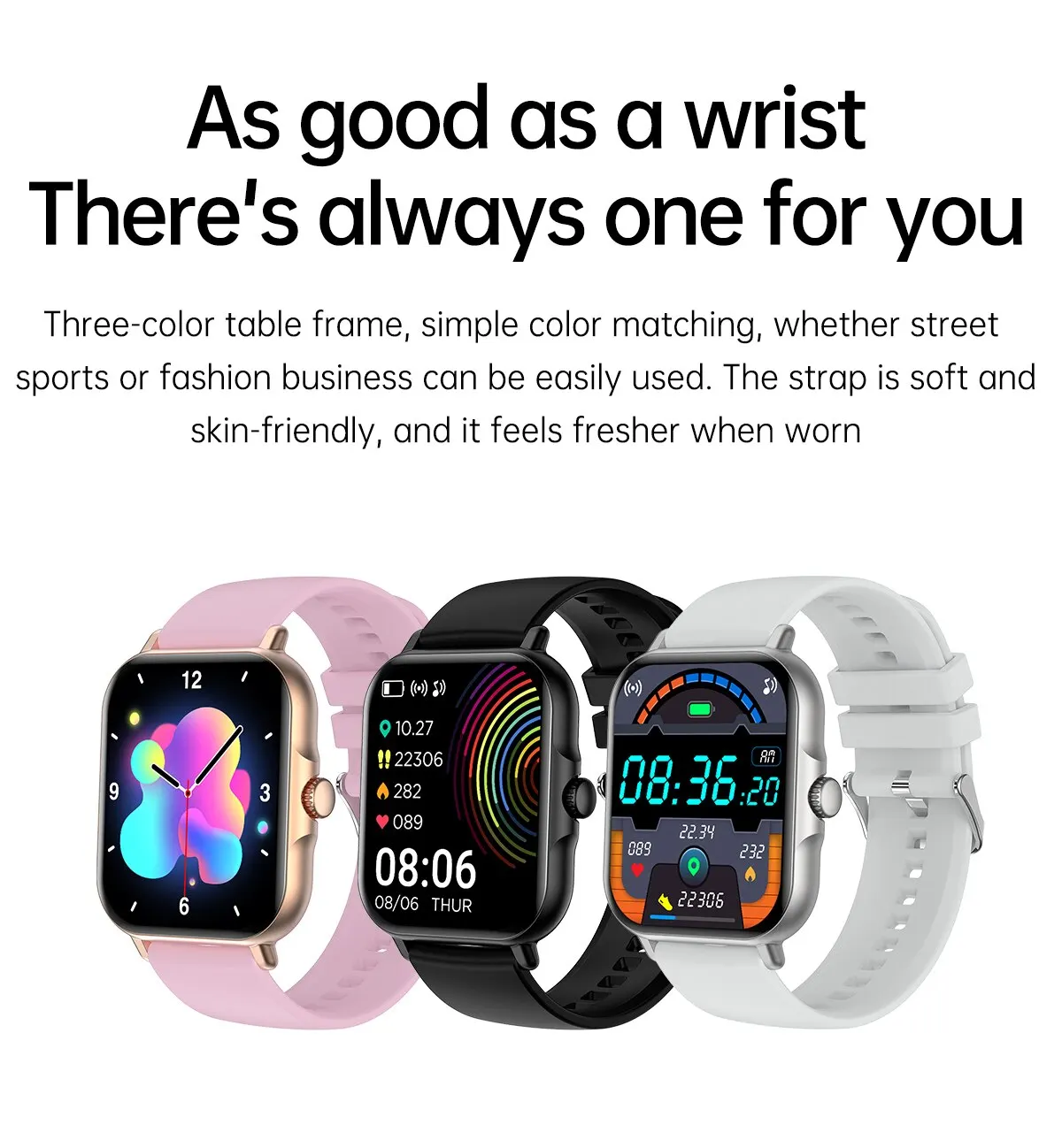D8 Smart Watches Bluetooth Call Fitness Bracelet Sport Smartwatches Activity Tracker Heart Rate SmartWatch For Men Women