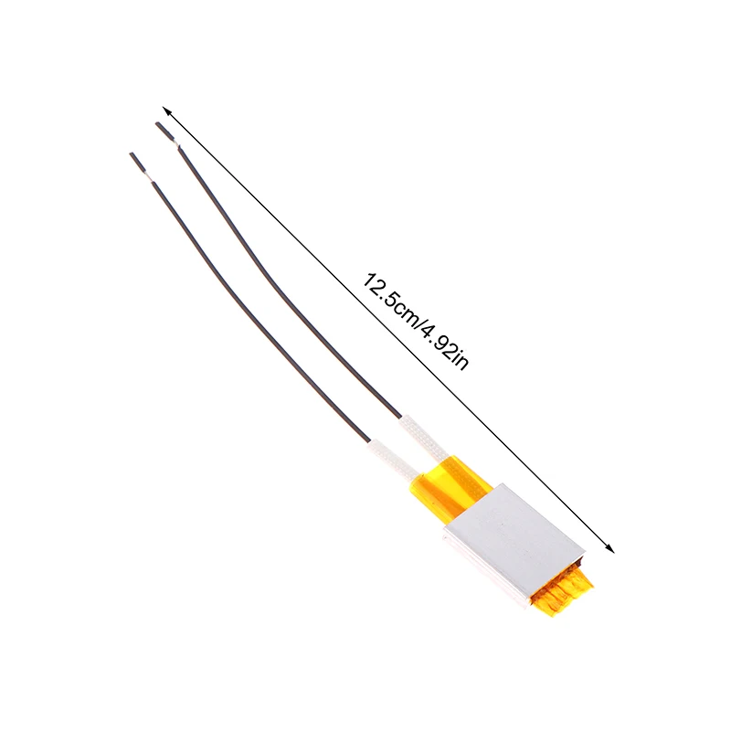 1PC 12V 80-220 Degree Thermostat PTC Aluminum Shell Ceramic Heater Element Heating Plate Heat Preservation Antifreeze Dehumidify