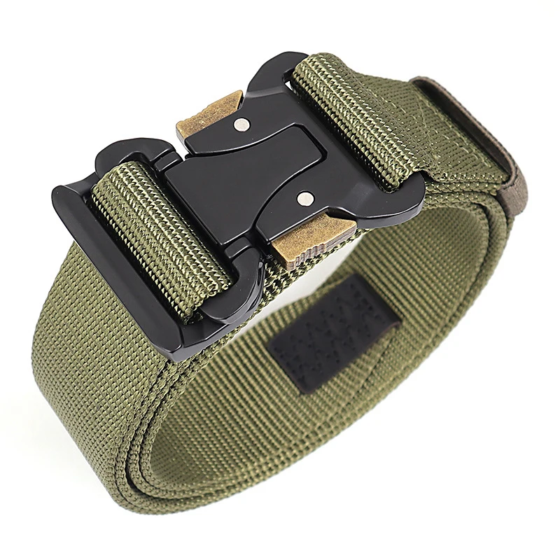 New Style Men's Zinc Alloy Elastic Belt Buckle Quick Release Can Be Used For Training Tactical Belts Army Military Comfortable