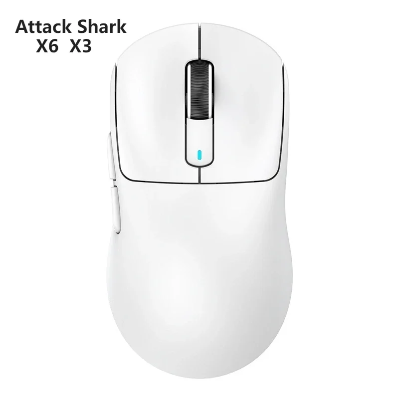 Attack Shark x6 센서 paw3395 3 모드 마우스, 경량 디자인, 매우 긴 배터리 수명, e 스포츠 게이밍 마우스, Attack Shark
