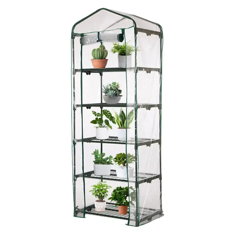 Outdoor For Garden Giardinaggio Warm Waterproof Serra Mini Fioriera Portatile House Flower Frame Meaty Sun Room Hothouse Cover