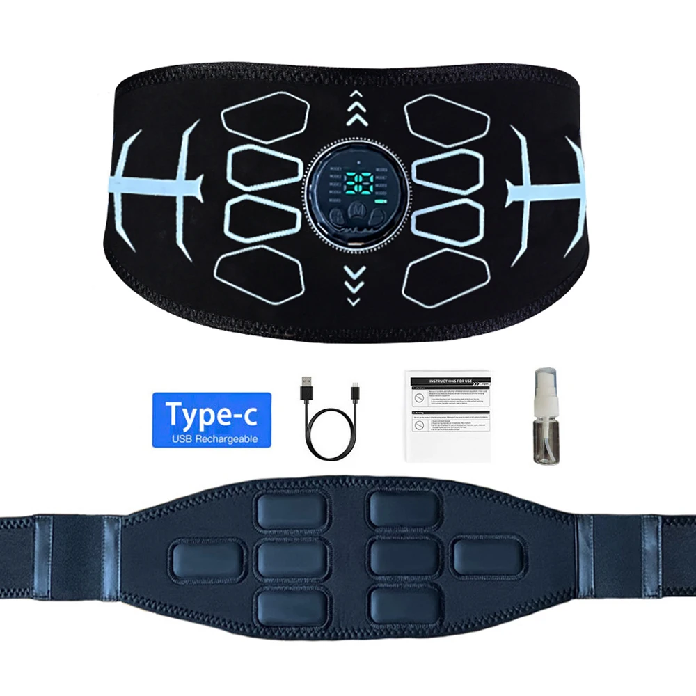 Ceinture abdominale EMS, stimulateur musculaire électrique, ceinture de Ceinture abdominale EMS, stimulateur musculaire électrique, ceinture de