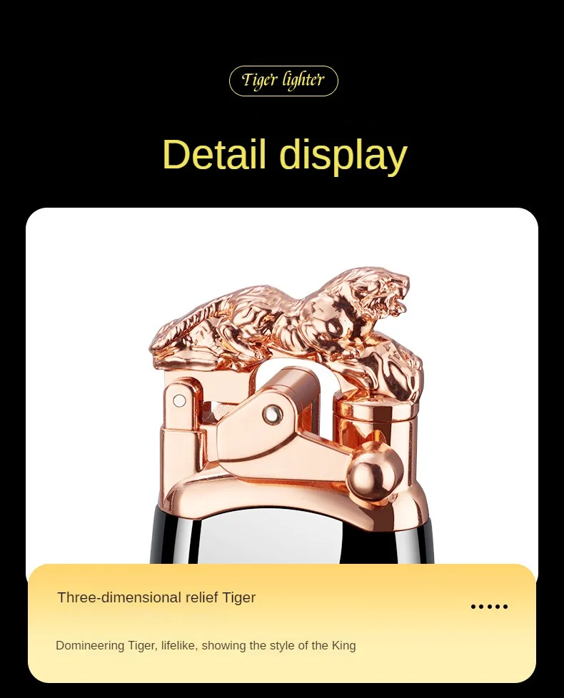 Creative And Powerful Leopard Lighter - Windproof 17 Undefined